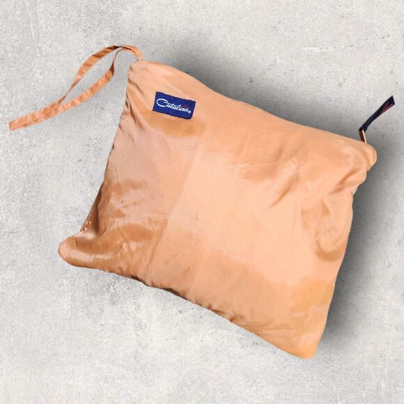 Vintage Catalina Packable Windbreaker Jacket Y2K Tangerine Nylon Men’s M - Picture 2 of 10